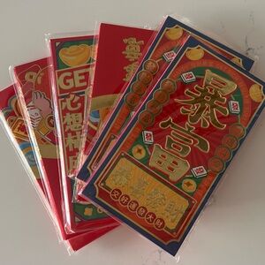 Chinese New Year Premium Envelopes: 6 packs of 6 = 36 envelopes